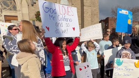 Long Island community rallies behind gay teacher fired at Catholic school: 'God loves Mr. Califano'