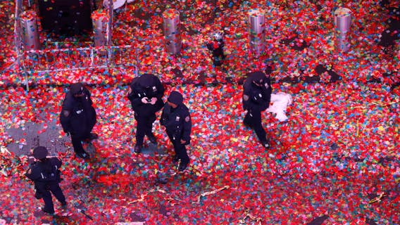 NYPD preps for potential protests, problems as millions are expected in Times Square on New Year's Eve