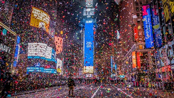 Countdown to New Year 2025: Times Square hosts confetti test run