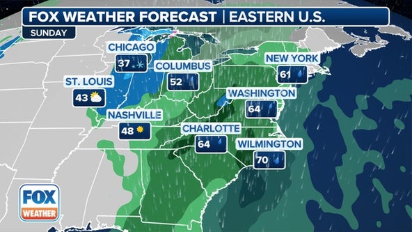 NYC weekend storm could pound tri-state area with heavy rain, whipping winds: Forecast