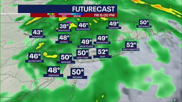 NYC weather forecast: Expect lingering weekend showers following Friday's rain