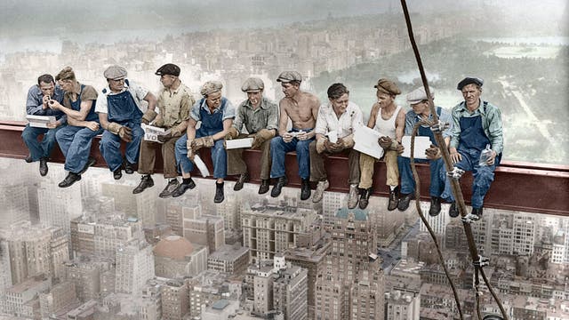 Experience Rockefeller Center's new ride: 'The Beam,' recreating one of NYC's most iconic photos