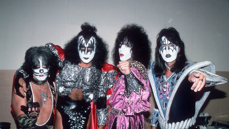 NEW YORK, NY- CIRCA 1979: Peter Criss, Gene Simmons, Paul Stanley, and Ace Frehley of Kiss at 'Kiss Concert' on July 25, 1979 at Madison Square Garden in New York City, New York. (Photo by Robin Platzer/IMAGES/Getty Images)