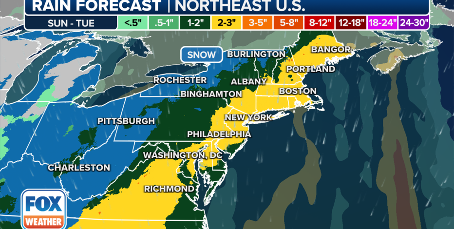 NYC coastal storm forecast: Impact on early Christmas travel Sunday into Monday
