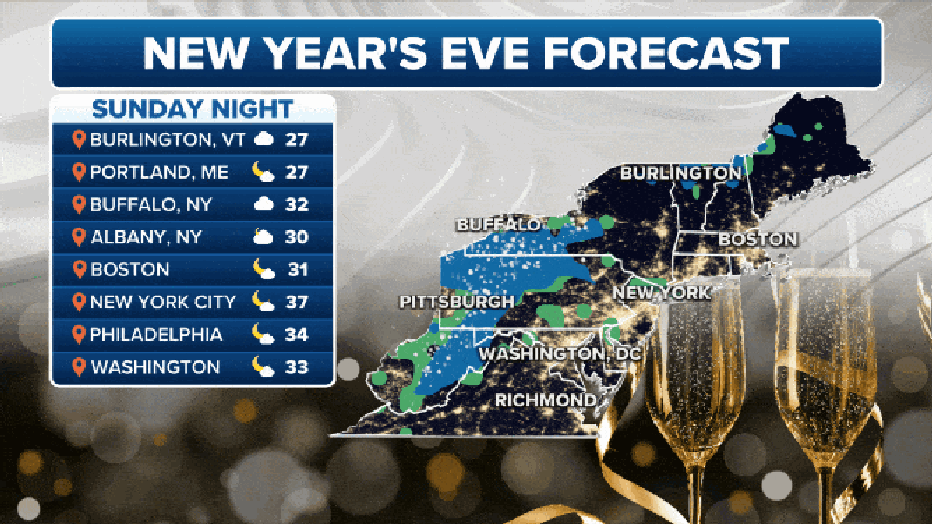 NYC weather New Year’s Eve forecast as rainy stretch closes out 2023