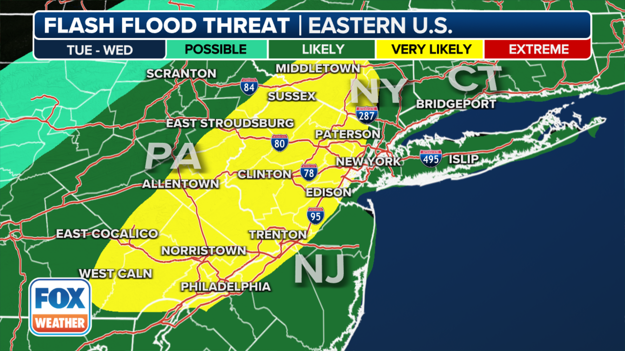 纽约又要遭遇暴风雨？预测显示，下周将有一股强劲的气候系统可能带来洪水和停电。