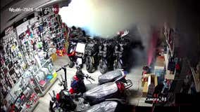Lithium ion battery explodes, fire engulfs Queens e-bike store: VIDEO