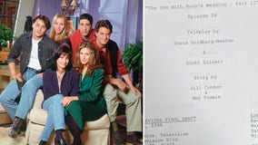 Original ‘Friends’ TV scripts up for grabs after they were found in a bin from 25 years ago