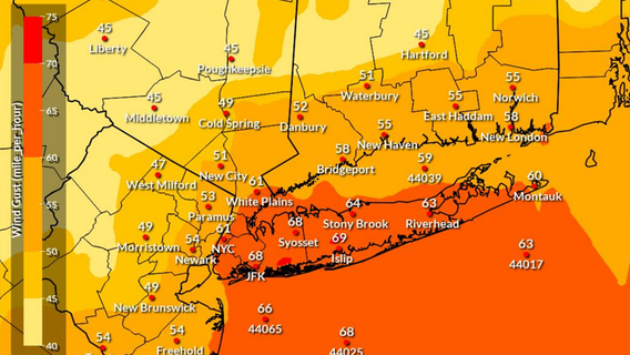 Long Island storm forecast: South Shore sees coastal flooding threat, wind gusts upward of 60 mph