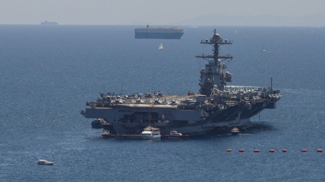 USS Gerald R. Ford aircraft carrier returns home after deployment in Israel