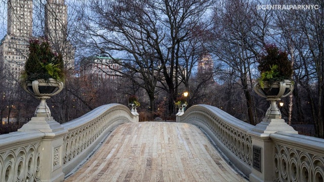 Bow Bridge reopens in Central Park