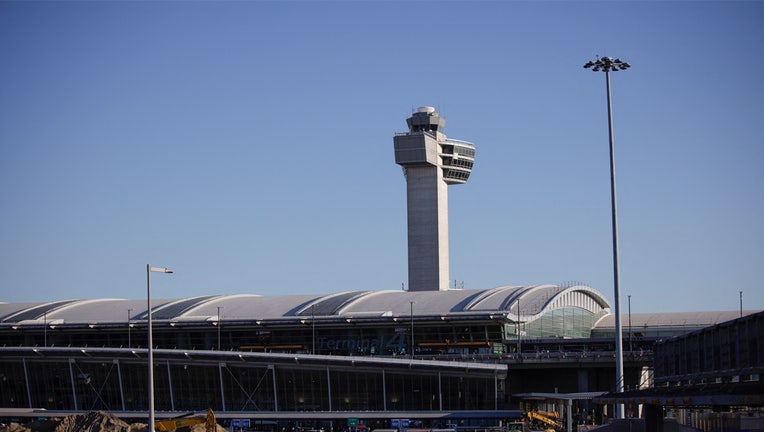 Exterior view of JFK Airport in New York on November 19, 2023. (Photo by KENA BETANCUR / AFP) (Photo by KENA BETANCUR/AFP via Getty Images)