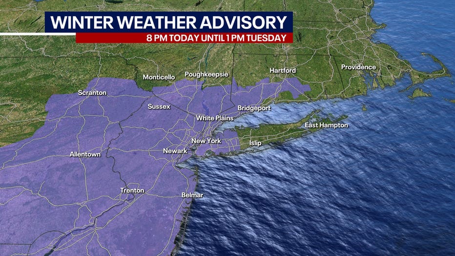 New York Snow Forecast: How Much Snow Will NYC See Tomorrow? | FOX 5 ...