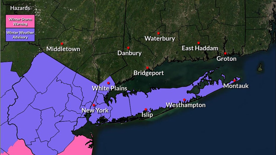 How much snow is coming to NYC New forecast as Winter Weather