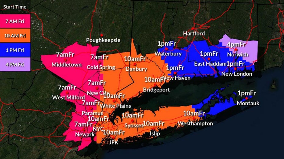 How much snow is coming to NYC New forecast as Winter Weather