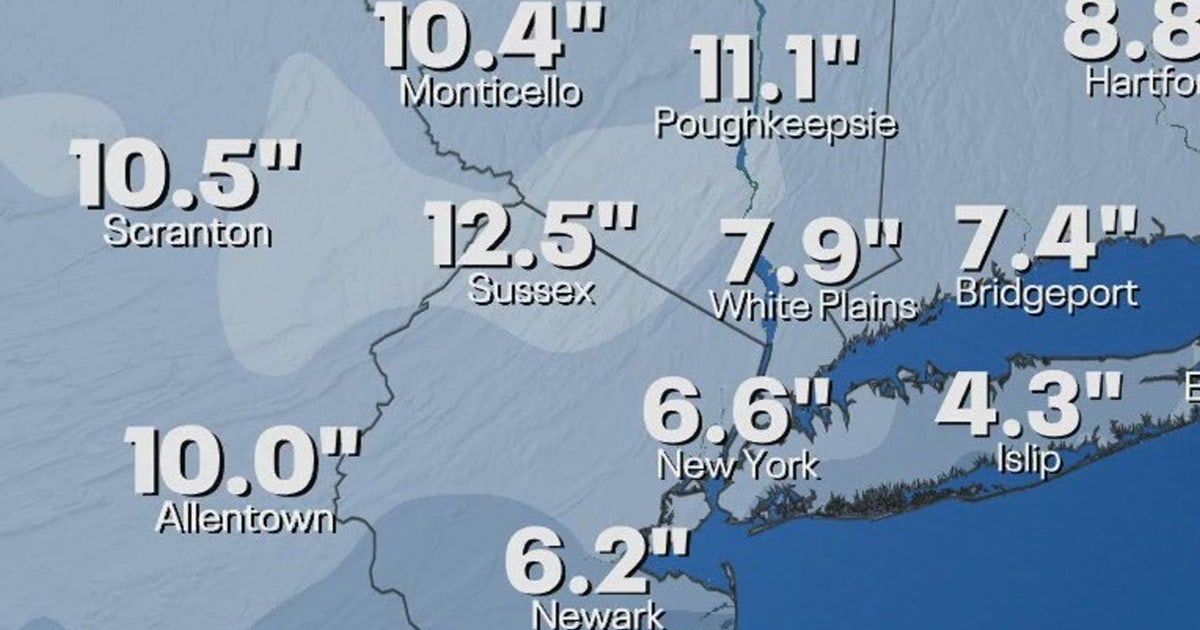 6 inches of snow could fall on NYC next week, weather forecast shows ...