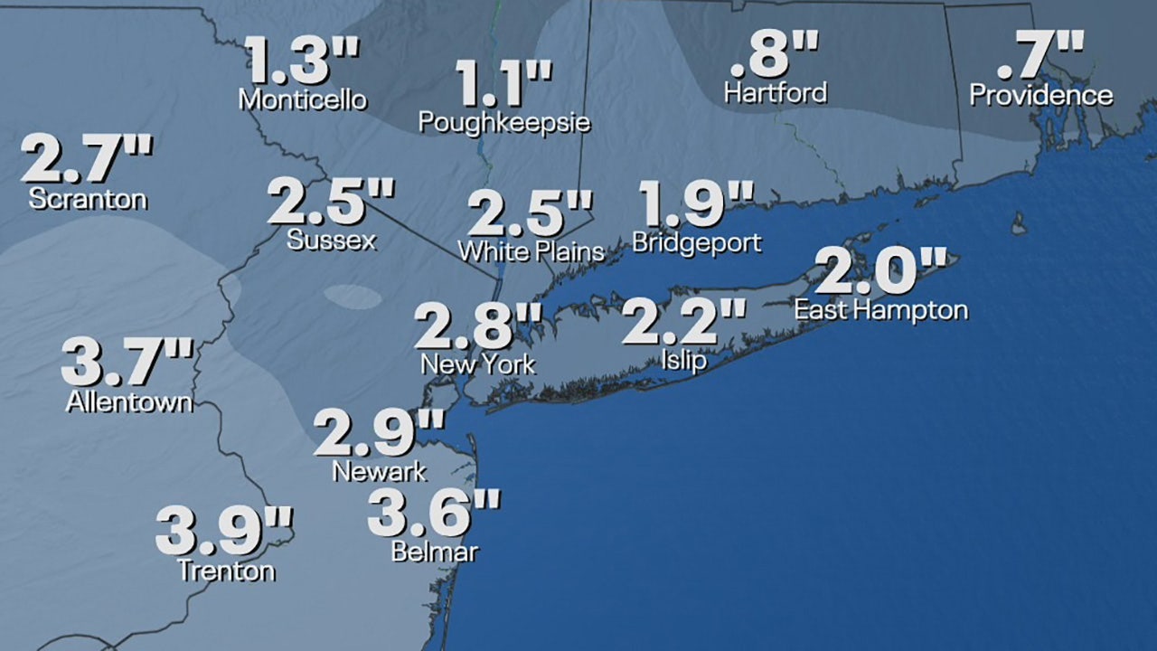 纽约市降雪预报：预计纽约和新泽西将有2-3英寸的降雪量；发布冬季天气警报
