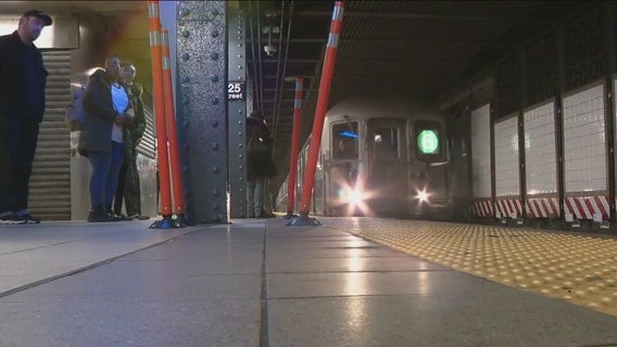 MTA installs 4-foot-tall rubber cones to protect subway conductors in Harlem