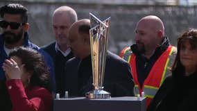 Cricket World Cup Trophy arrives on Long Island