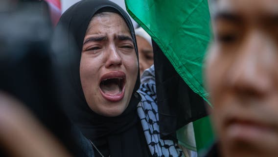 Pro-Palestinian rallies in Times Square, nationwide on 'Land Day'