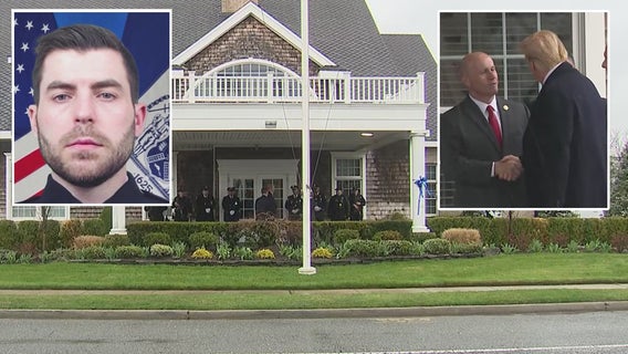 Wake for slain NYPD officer Jonathan Diller; Trump attends