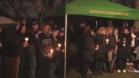 Candlelight vigil held for fallen NYPD officer Jonathan Diller on Long Island