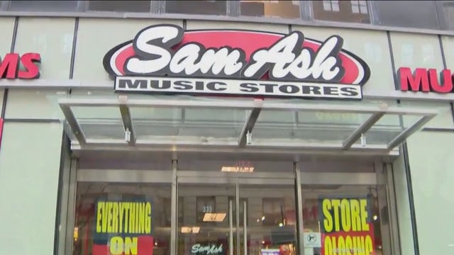Sam Ash music closing nearly half of stores nationwide, including two in NYC