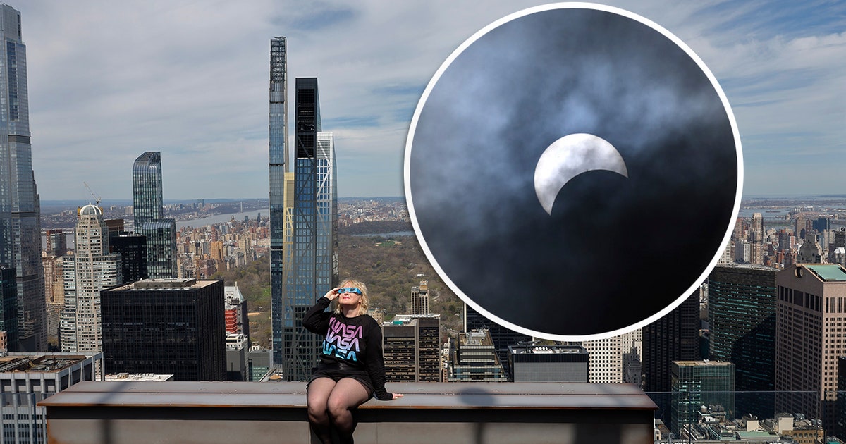 PHOTOS: Solar eclipse dazzles millions in NY | FOX 5 New York