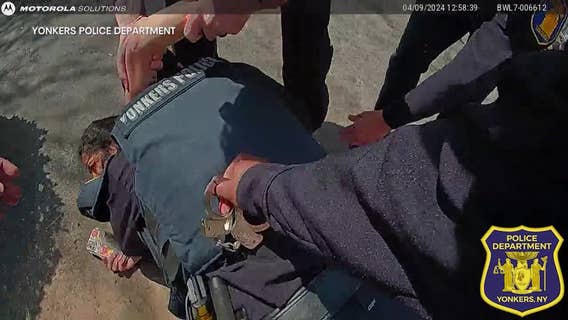 Yonkers police, migrants scuffle at hotel shelter: VIDEO