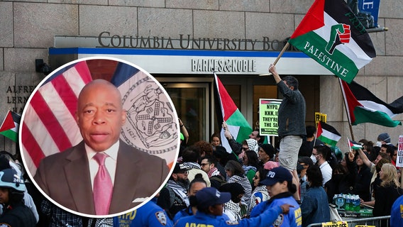 NYC mayor claims Columbia protests sparked by 'outside agitators'