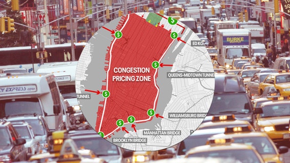 NYC congestion pricing countdown: Map, toll information, discounts and more