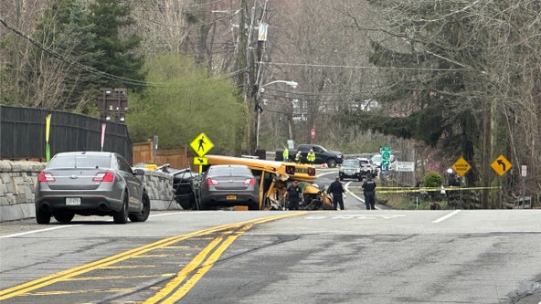 Yorktown bus crash: 5 school students, bus driver injured