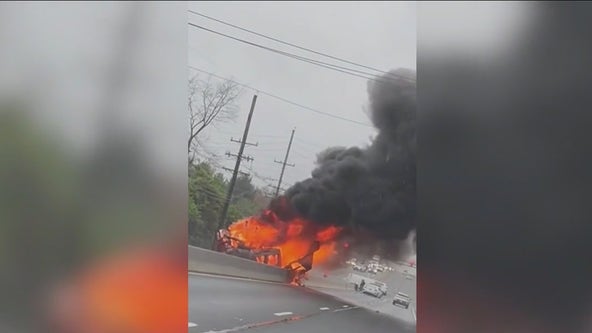 Fiery crash in South Brunswick leaves 3 dead