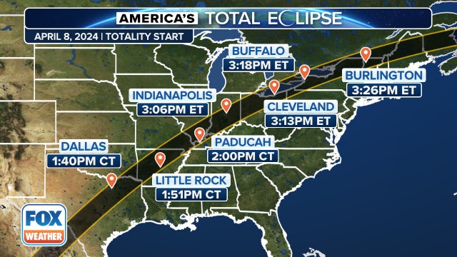 Solar eclipse 2024: Will skies be clear for viewing time in NY?