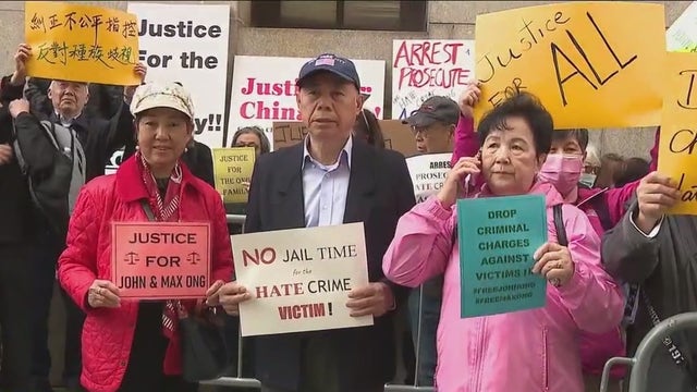 Protestors outside Manhattan DA's office demand justice for 2 brothers charged in 2020 Little Italy brawl
