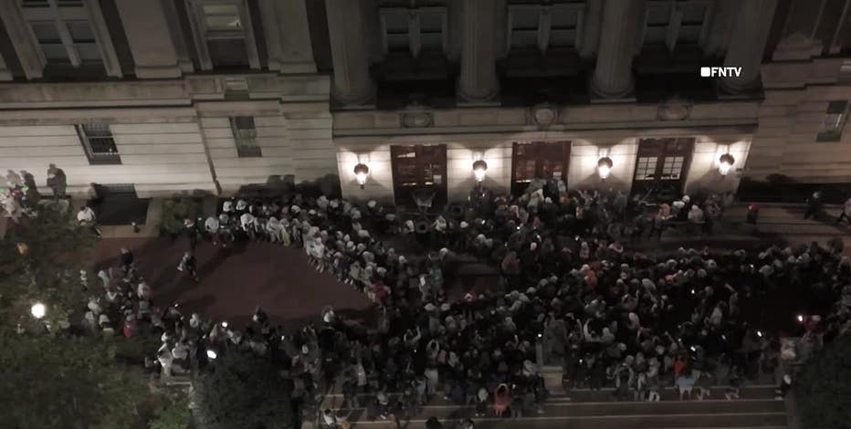 Columbia University protests: Hundreds of demonstrators take over Hamilton Hall