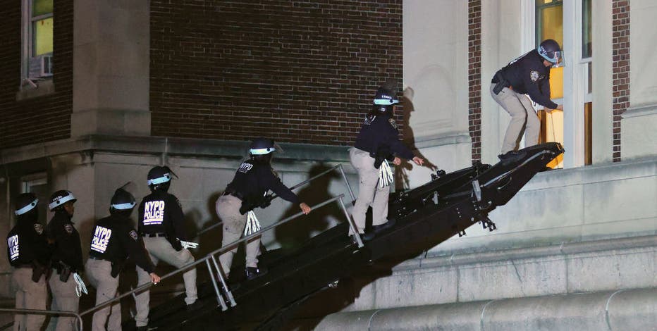 NYPD clear Columbia campus protest; police break into occupied Hamilton Hall