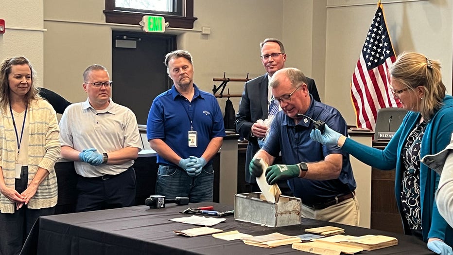 104-year-old time capsule found during school demolition: Here’s what ...