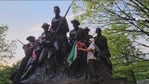 Adams offers $5K reward for vandalized NYC World War 1 statue