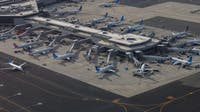 Newark airport updates: 90 second air traffic control outage; hundreds of delays