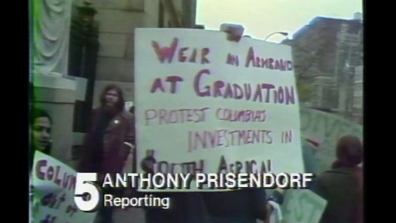 WATCH: Historical coverage of Columbia University student protests