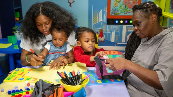 Rikers Island's women's section unveils kid-friendly visitation room for Mother's Day