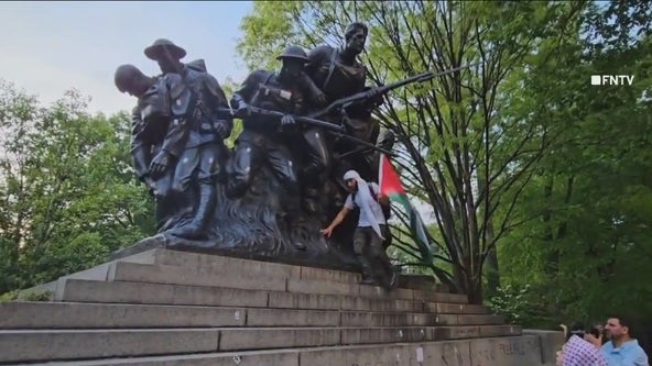16-year-old arrested for vandalizing Central Park WWI memorial during pro-Palestine march: police