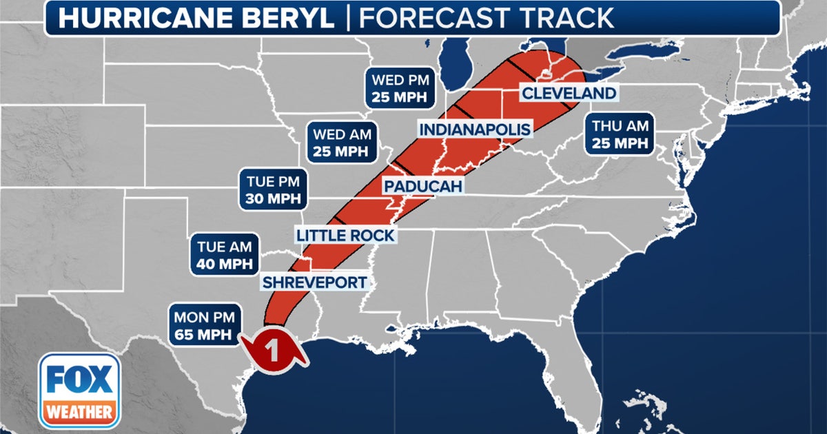 Beryl path tracker: Could hurricane remnants impact NYC this week ...