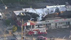 Fair Lawn fire breaks out at strip mall in NJ, burning through shops, bakery