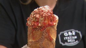 Ice cream cone with meatballs? Bronx Italian deli goes viral