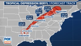 Beryl storm path: Will remnants bring a rainy week to NYC?