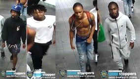 Man stabbed multiple times on NYC subway platform; 4 suspects sought