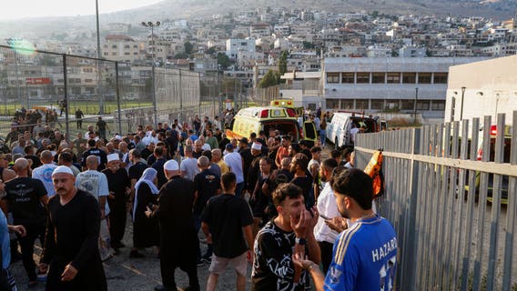 Deadly attack on Israeli Golan kills 11, sparks war fears as Hezbollah denies role