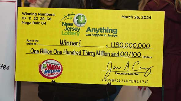 NJ Mega Millions winning $1.13B jackpot ticket remains unclaimed